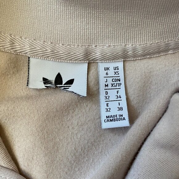 ADIDAS Original BNWOT Ice Purple Velvour Xsmall Pullover Quarter Zip - Picture 6 of 10